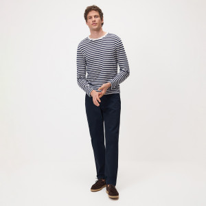 Reserved - Chino slim fit nadrág - tengerészkék - 528HR-59X