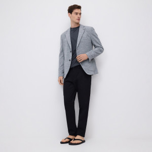 Reserved - Chino slim fit nadrág - fekete - 528HR-99X