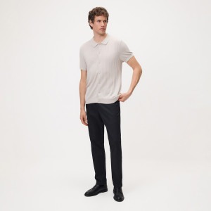 Reserved - Chino slim fit nadrág - fekete - 532HR-99X