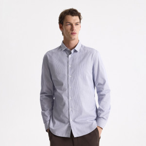 Reserved - Mintás slim fit ing - kék - 538HT-55M