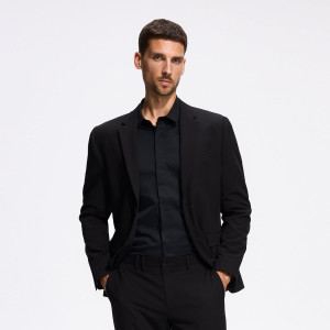 Reserved - Super slim fit egyszínű ing - fekete - 541HT-99X