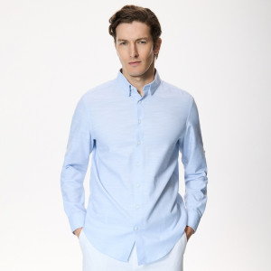 Reserved - Regular fit, egyszerű ing - halványkék - 549HT-05X