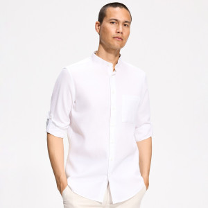 Reserved - Slim fit pamuting - fehér - 568HT-00X