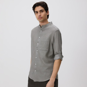 Reserved - Slim fit pamuting - sötétszürke - 568HT-90M
