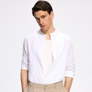 Reserved - Regular fit vászoning - fehér - 595HT-00X