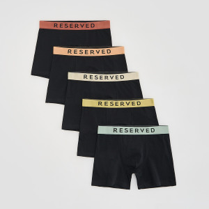 Reserved - 5 darab long boxer - fekete - 608HH-99X