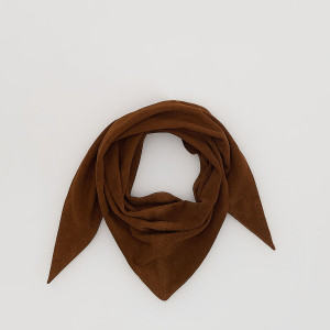 Reserved - Zamatos bandana - kárminvörös - 676FD-92X