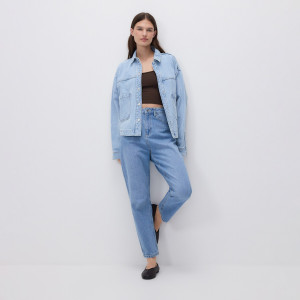 Reserved - Mom fit farmer - kék - 702IR-50J