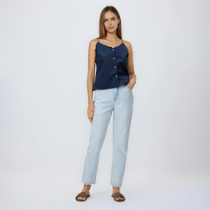 Reserved - LADIES` JEANS TROUSERS - kék - 704IR-05J
