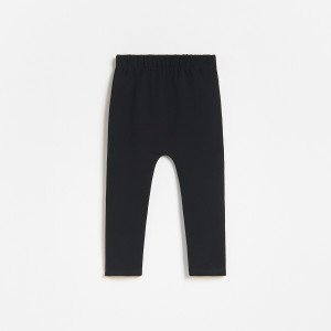Reserved - Pamutban gazdag leggings - fekete - 741JU-99X