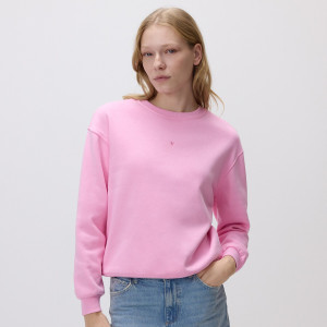 Reserved - Melegítőfelső hímzéssel - pasztellpink - 762HS-03X