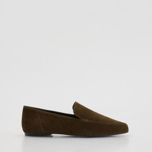 Reserved - Velúr loafer cipő - barna - 784ID-87X