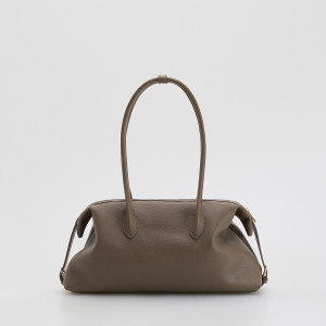 Reserved - Pántos shopper táska - szürkésbarna - 789FC-98X
