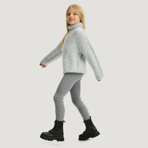 Reserved - Viskóz kötött leggings - sötétszürke - 796FH-90M