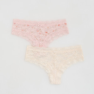 Reserved - LADIES` BRIEFS MULTI - pasztellpink - 807HQ-03X