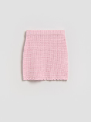 Reserved - Kötött szoknya - pasztellpink - 826IE-03X