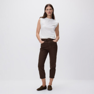 Reserved - Slim mom fit farmer rövidebb szárral - dark grey jeans - 831IU-89J