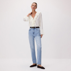 Reserved - LADIES` JEANS TROUSERS - kék - 832IU-05J