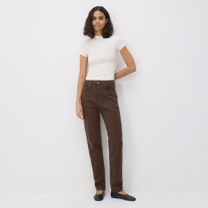 Reserved - LADIES` JEANS TROUSERS - dark grey jeans - 832IU-89J