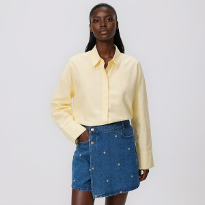Reserved - Farmer skort szoknya - indigo jeans - 884IU-57J