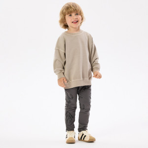 Reserved - Pamutban gazdag leggings - sötétszürke - 953IQ-90X