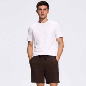 Reserved - Muszlin jogger nadrág - szürkésbarna - 9780N-98X
