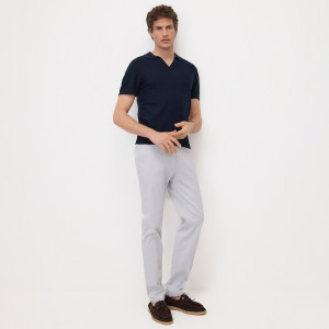 Reserved - Chino slim nadrág - levendula - 990EV-04P