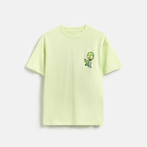 Reserved - PLANTS VS ZOMBIES mintás póló - halványzöld - 999IS-07X