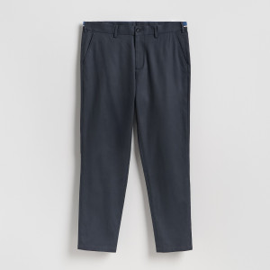 Reserved - Chino slim fit nadrág - acélkék - RG997-95X