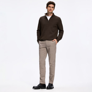 Reserved - Chino slim fit nadrág - bézs - RH028-80P