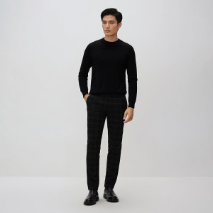 Reserved - Chino slim fit nadrág - fekete - RH028-99P