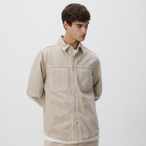 Reserved - Regular fit farmering - bézs - YQ334-08J