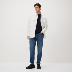 Reserved - Carrot koptatott hatású farmer - indigo jeans - YV106-57J
