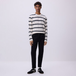 Reserved - Mosott hatású skinny farmernadrág - fekete - YV151-99J