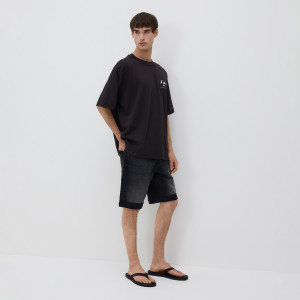 Reserved - Slim fit farmer sort nadrág - fekete - YV416-99J