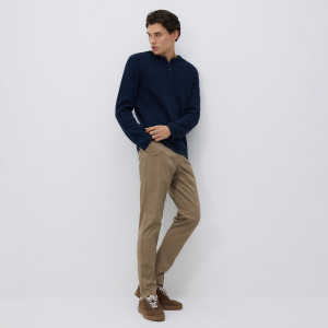 Reserved - Chino slim fit nadrág - bézs - YV905-80X