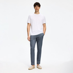 Reserved - Chino slim fit nadrág - acélkék - YV913-95P