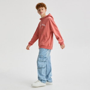 Jeansy relaxed fit - 140 (9 lat) - niebieski - chłopcy - Reserved - 001FO-50J