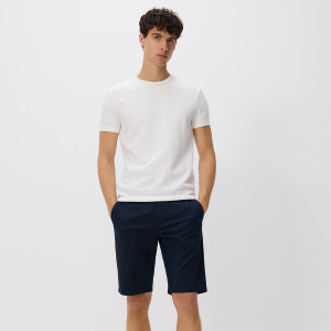 Szorty chino regular fit - 29 - granatowy - męska - Reserved - 0051V-59X