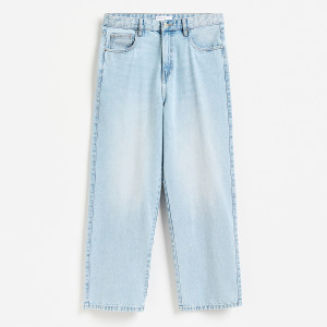 Jeansy loose z efektem sprania - 29 - niebieski - męska - Reserved - 005KI-50J