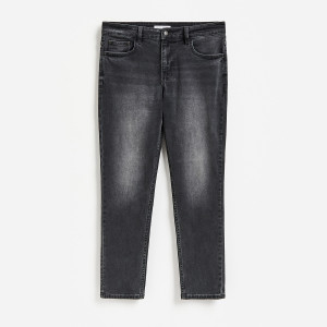 Jeansy slim fit z efektem sprania - 29/32 - szary - męska - Reserved - 055KI-90J