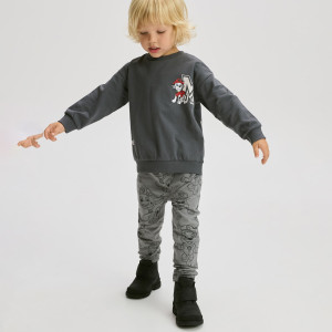 Legginsy Psi Patrol - 80 (9-12 m.) - ciemnoszary - chłopcy - Reserved - 064FO-90X