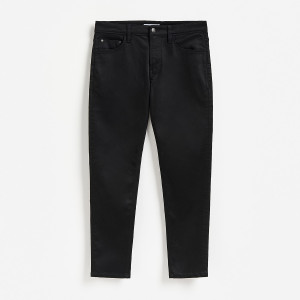 Jeansy slim fit z efektem sprania - 34/34 - czarny - męska - Reserved - 070KI-99J