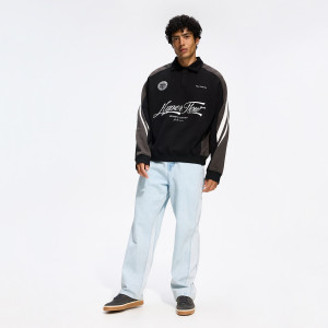 Jeansy baggy tapered - 28 - niebieski - męska - Reserved - 082KI-05J
