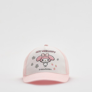 Czapka z daszkiem My Melody - 6-12 miesięcy - pastelowy róż - dziewczynki - Reserved - 104EG-03X
