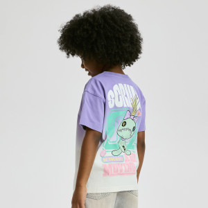 Bawełniany t-shirt Lilo i Stitch - 158 (12 lat) - lawendowy - dziewczynki - Reserved - 133HU-04X