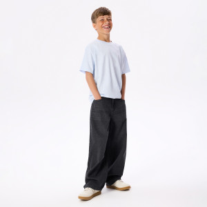 Jeansy Balloon - 116 (5-6 lat) - szary - chłopcy - Reserved - 142JW-90J