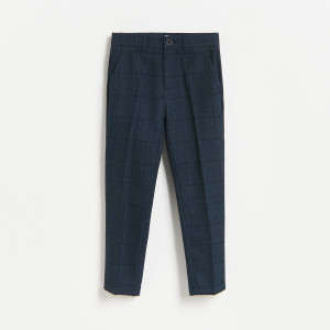 Eleganckie spodnie slim - 170 (13-14 lat) - granatowy - chłopcy - Reserved - 151JP-59X
