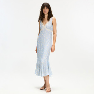 Sukienka w kwiaty - S - wielobarwny - damska - Reserved - 187KO-MLC