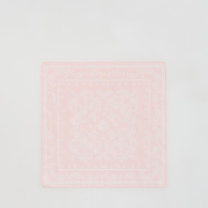Wzorzysta bandana - ONE SIZE - pastelowy róż - dziewczynki - Reserved - 192IS-03X